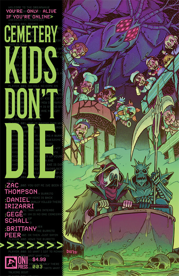 Last Chance To Save: Reviewing 'Cemetery Kids Don't Die' #3 – COMICON