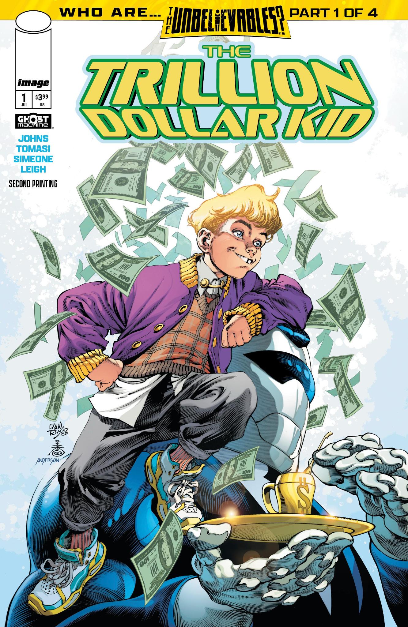 Image Comics/Ghost Machine's ‘The Trillion Dollar Kid' #1 Sells Out On Day Of Release