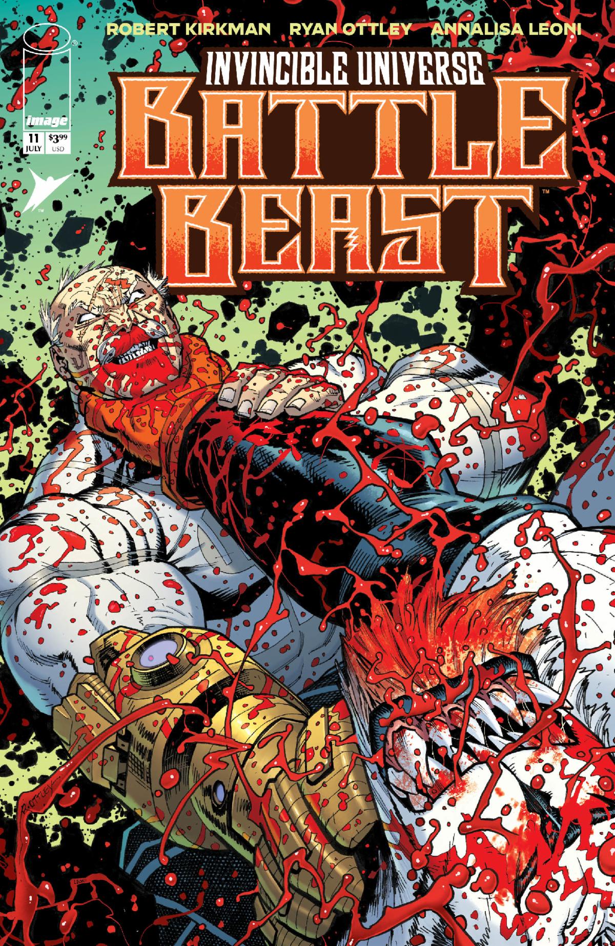 Battle Beast Vs. Conquest Round 2: Your First Look At ‘Invincible Universe: Battle Beast'  #11