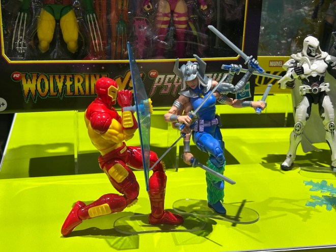 Hasbro Marvel Legends Display at SDCC 2026: Marvel Games Iron Man vs. Spiral