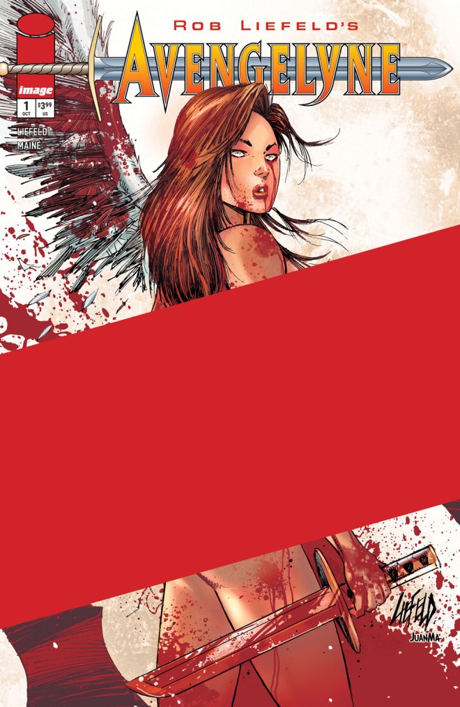 Cover B NSFW polybagged variant by Rob Liefeld 