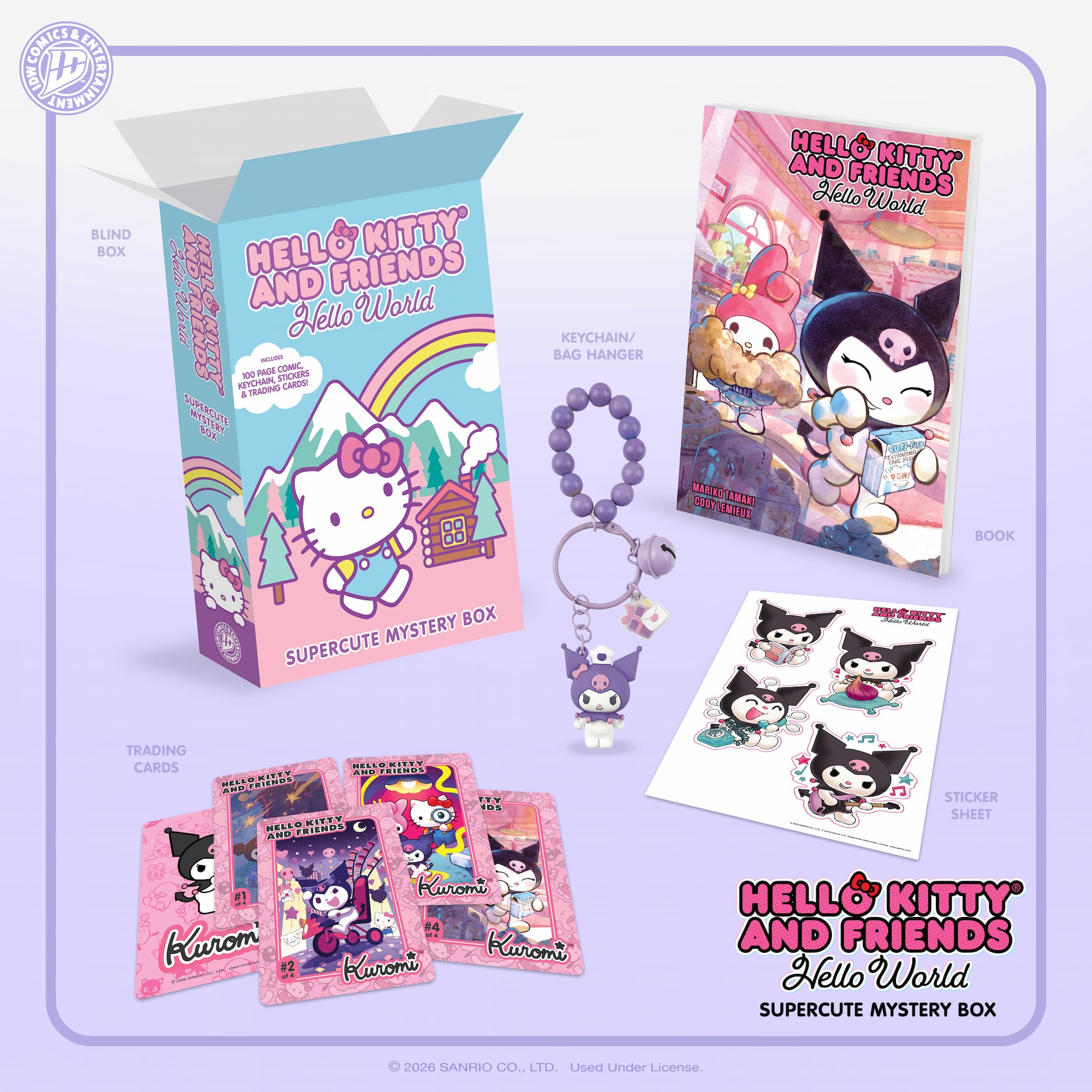 IDW And And Sanrio Announce ‘Hello Kitty And Friends: Hello World! Supercute Mystery Box'
