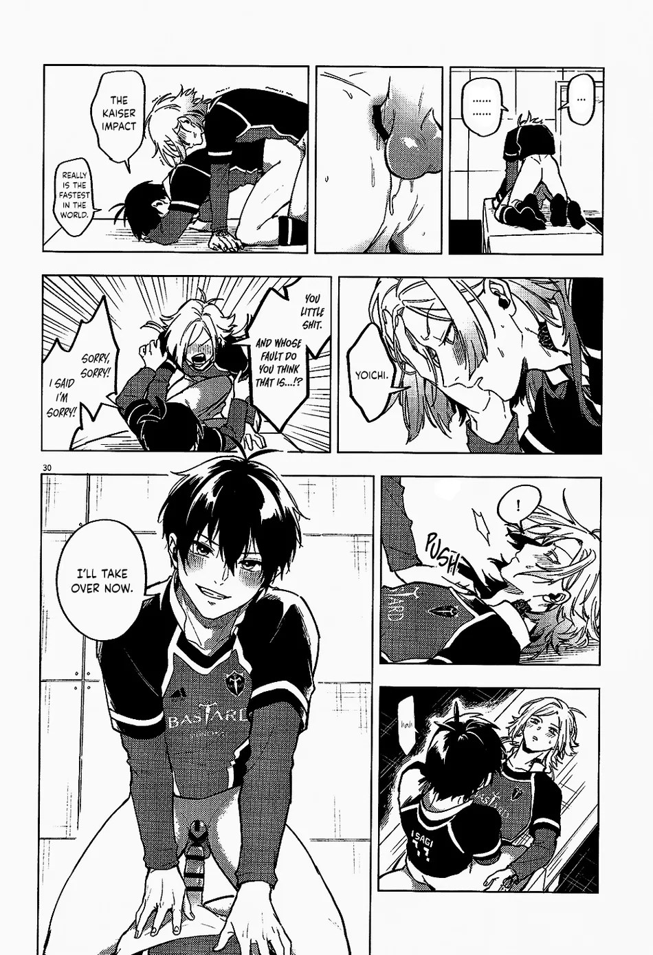 Yaoi porn manga Blue Lock – A man with needs. Pairing: Michael Kaiser &  Yoichi Isagi » Page 2