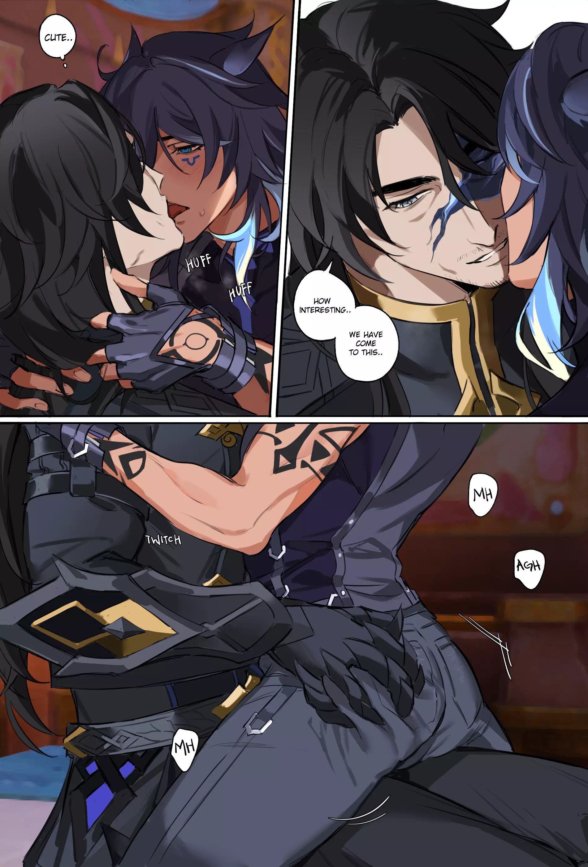 Capitano Genshin Impact unbridled lust mini-comics