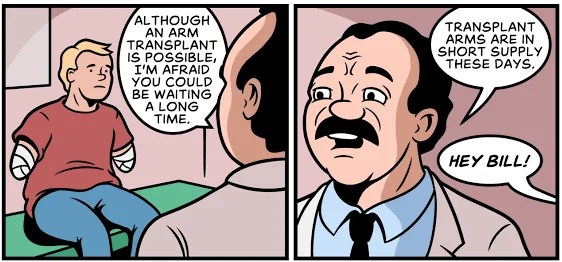 The Webcomic Series One Huge Hand Has 10 Dark Comics Here