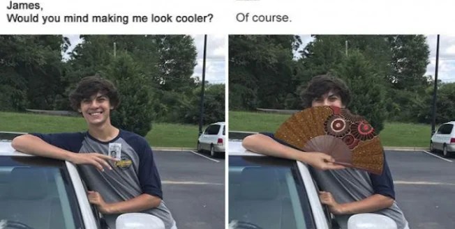 The Hilarious Photoshop Troll was hired by people to edit their photos, and they received the best results