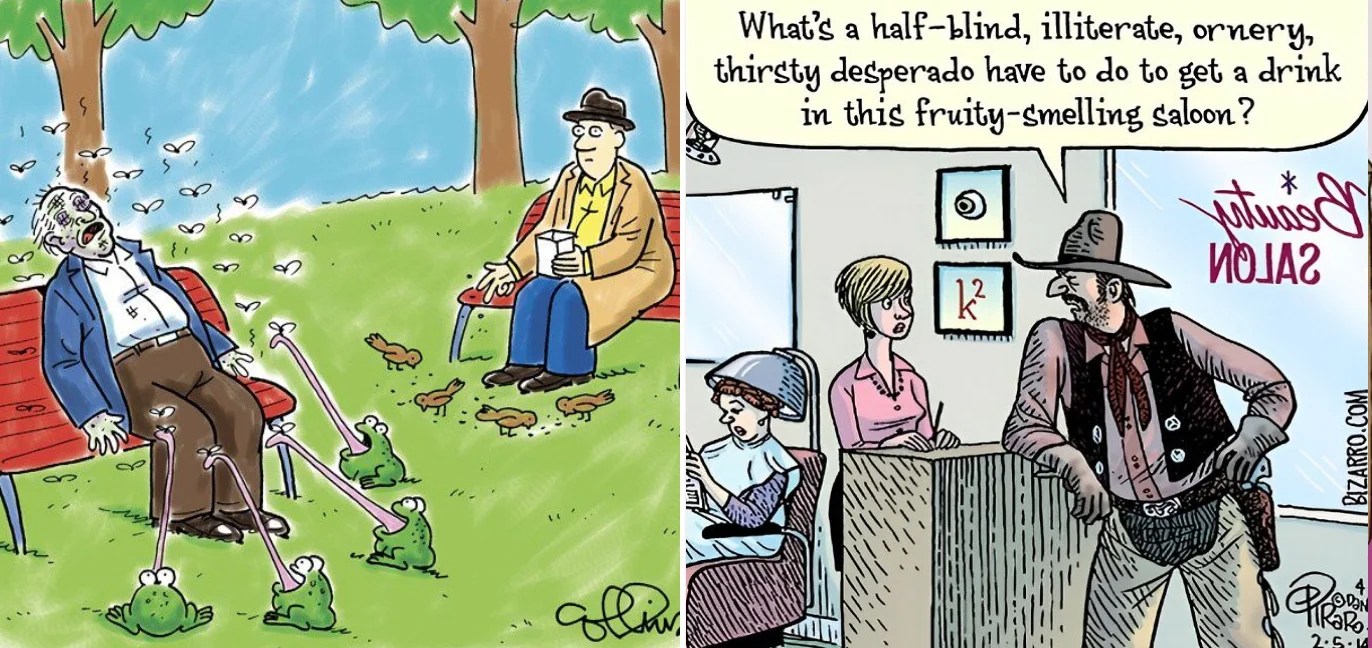 19 Funny Comics with Unexpectedly Absurd Situations