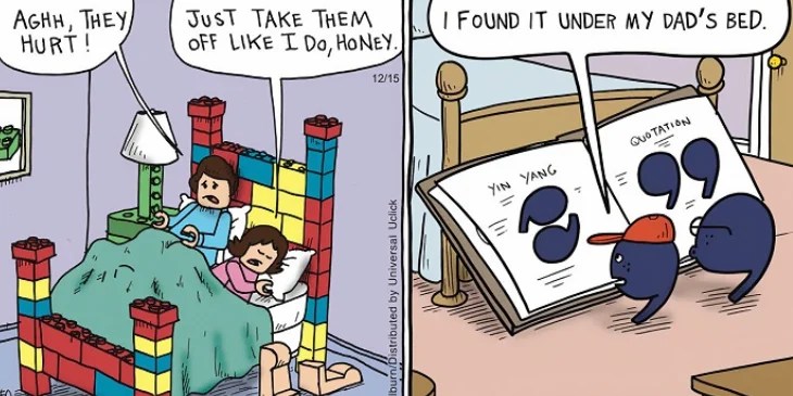 19 comics with absurd situations and silly humor