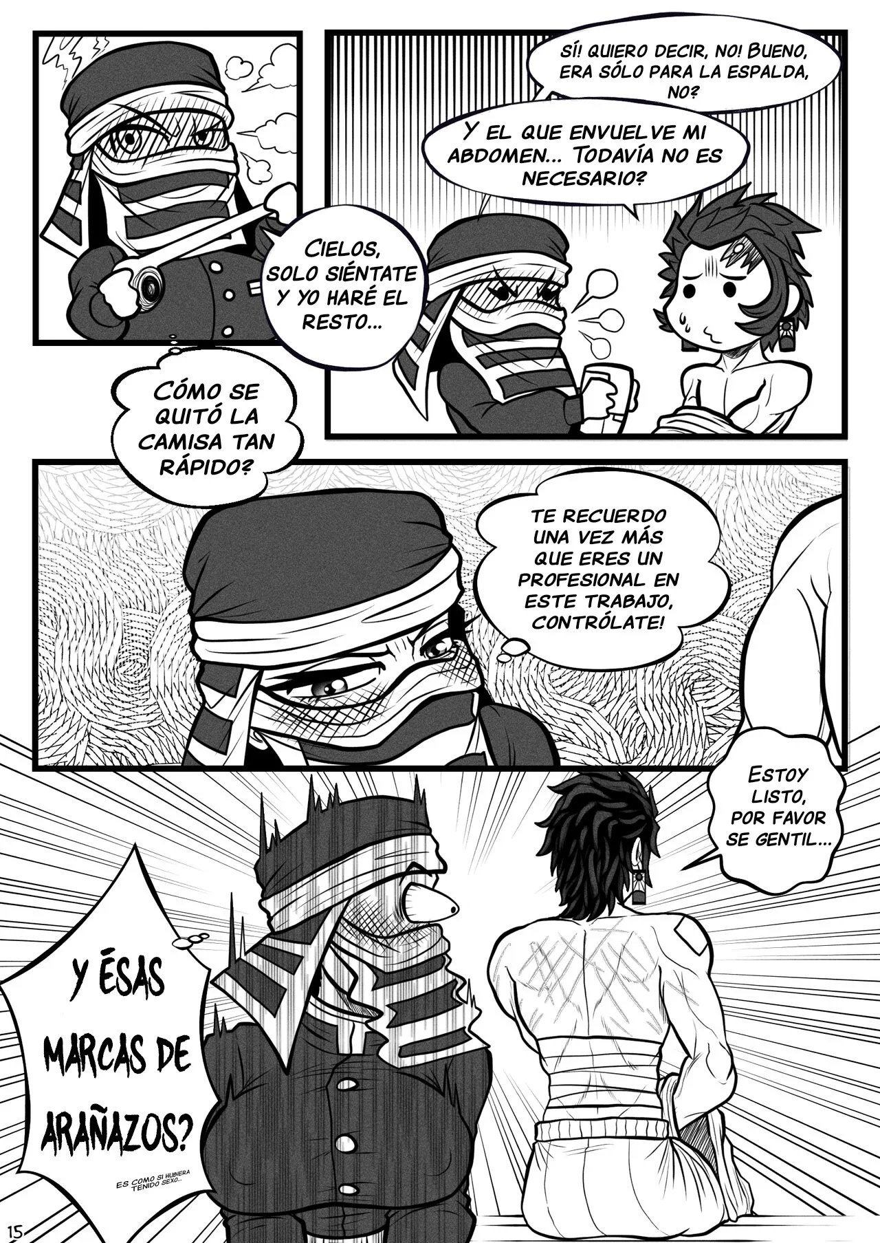 BlueWolfArtista] Unwritten Services of a Kakushi (Demon Slayer) (Ongoing) |  Comics porno