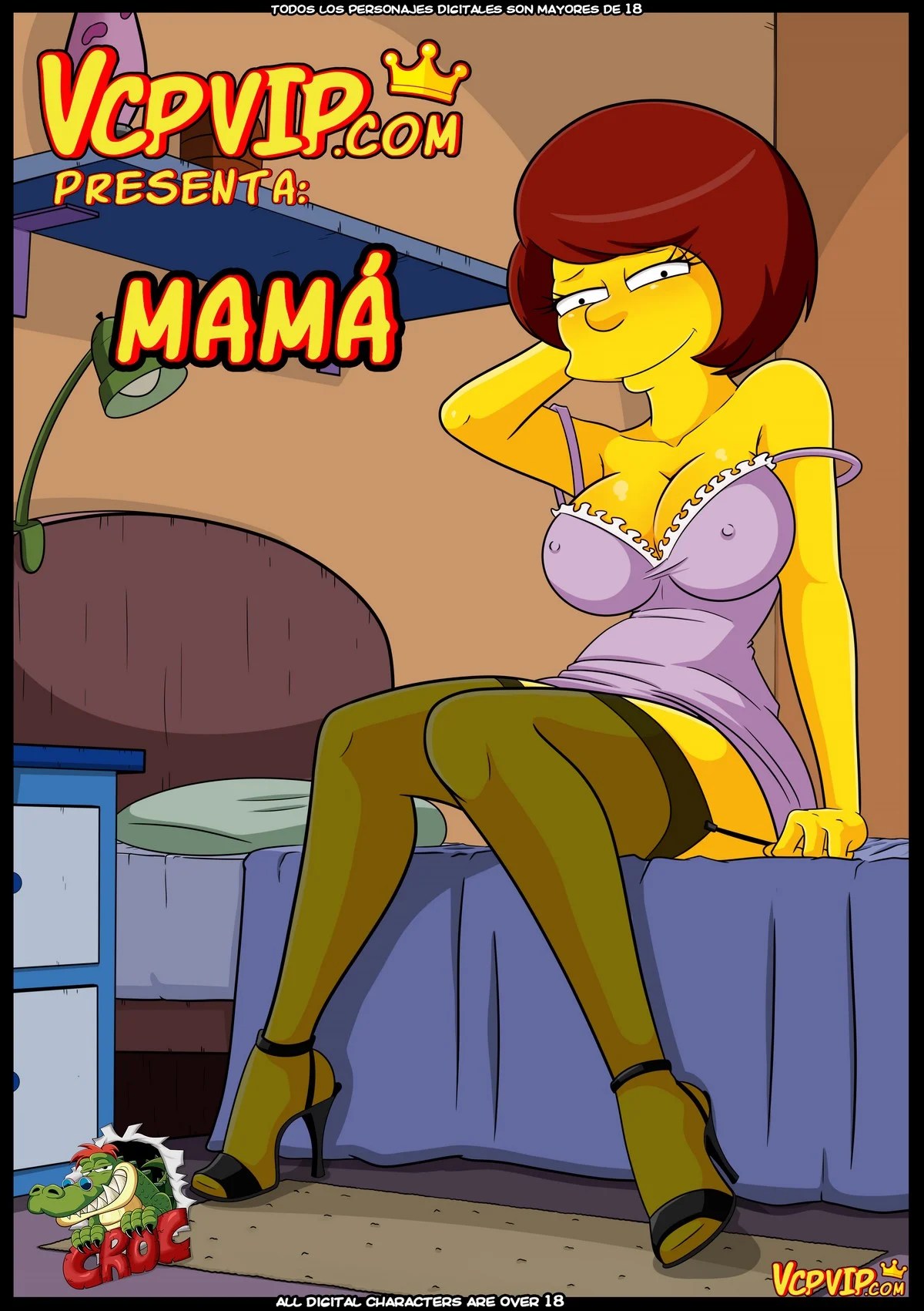 Los Simpsons - Mamá y Bart en Comics Porno eróticas