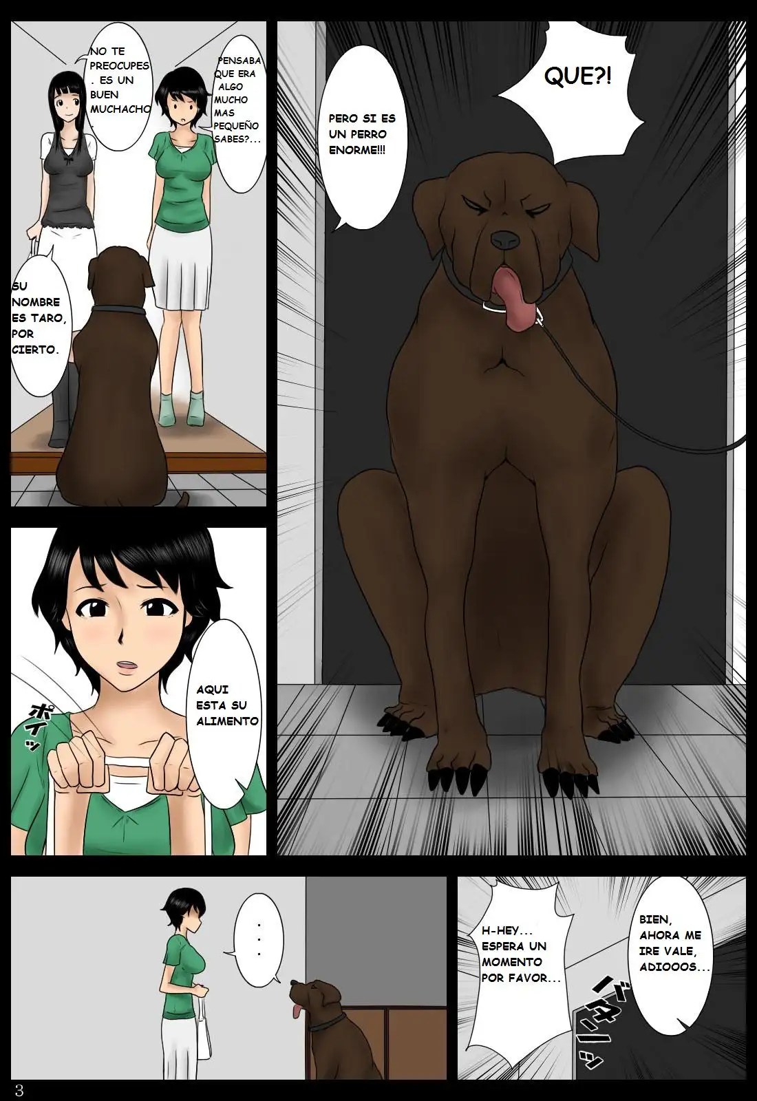 Cuidando al Perro - Zoofilia | Comics porno