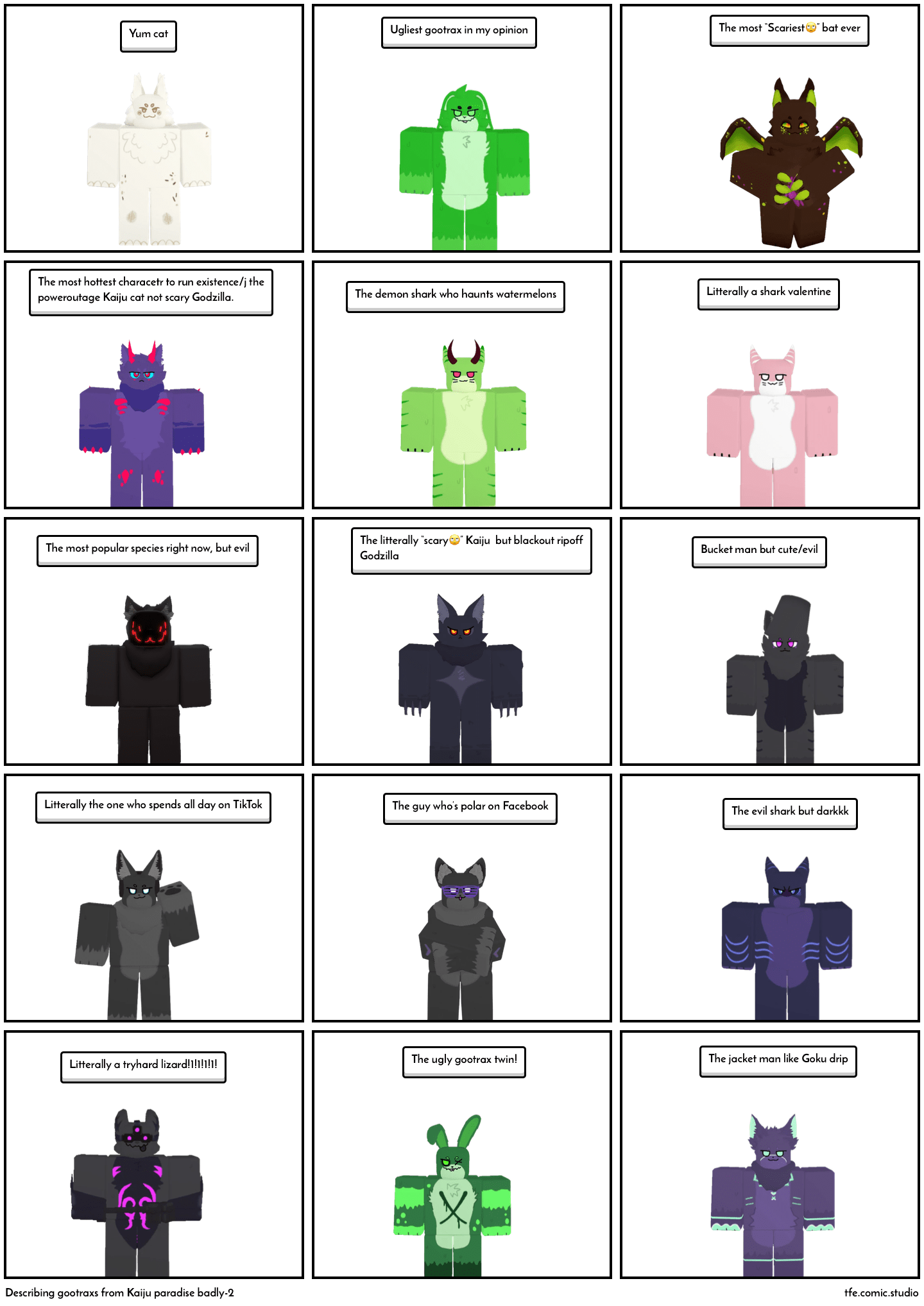 Describing gootraxs from Kaiju paradise badly-2 - Comic Studio