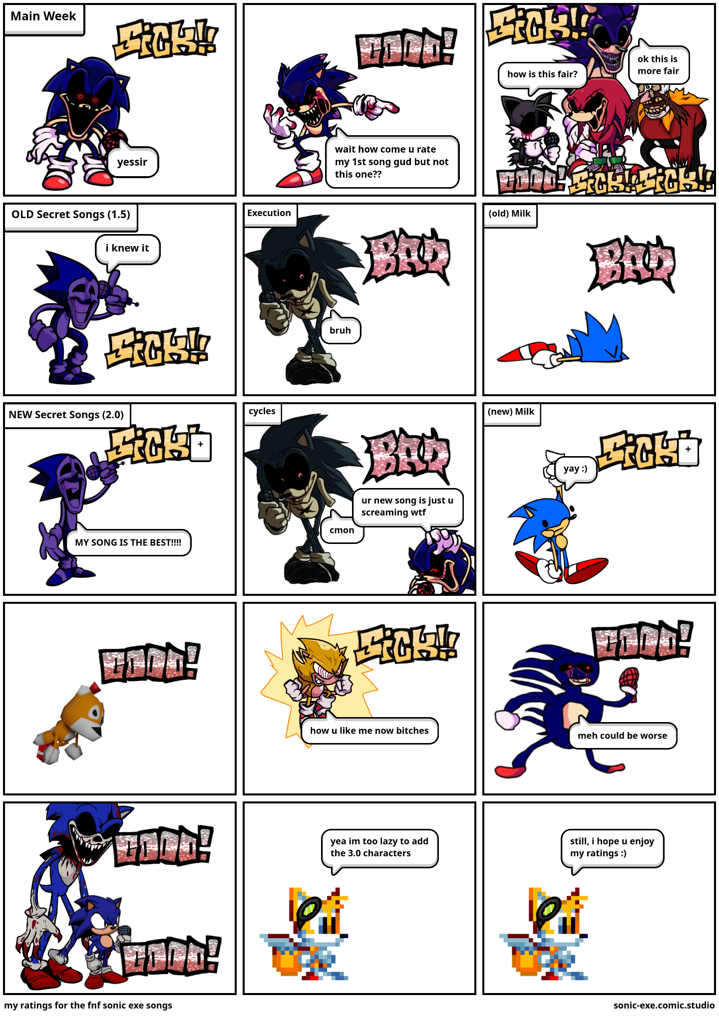 Browse Sonic.exe Comics - Comic Studio