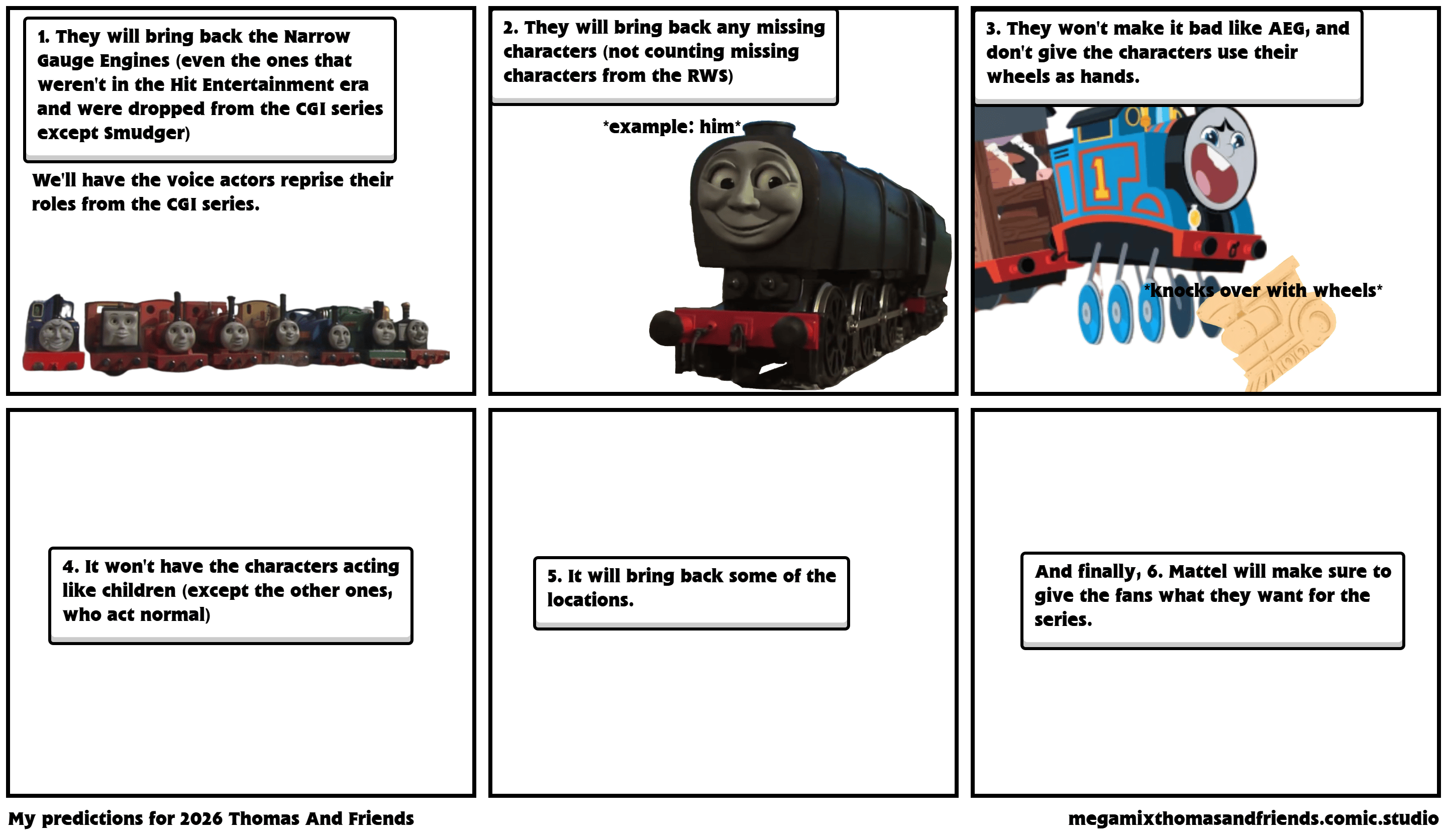 My Predictions For 2026 Thomas And Friends Comic Studio Fazamrikaj 