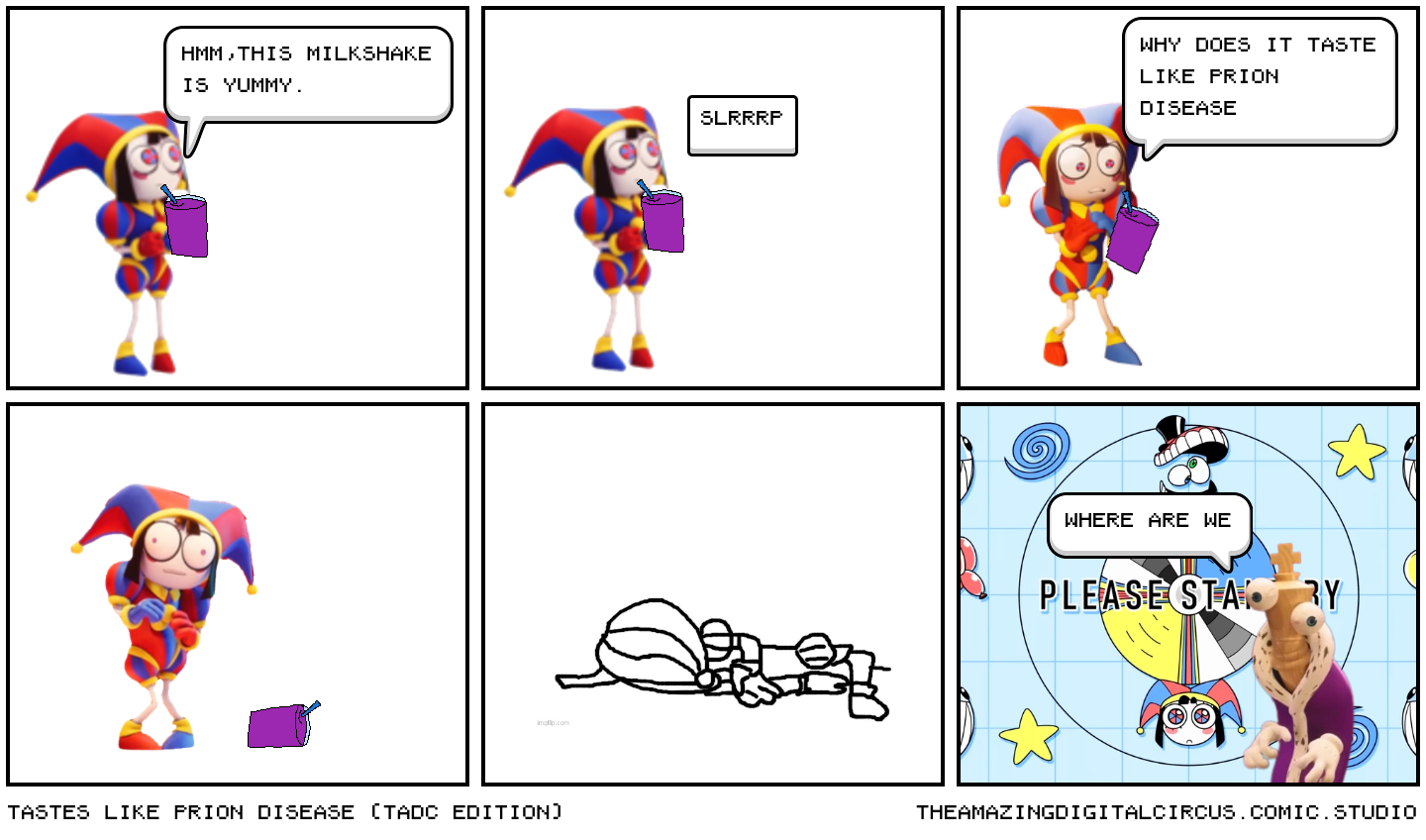 tastes like prion disease (tadc edition) - Comic Studio