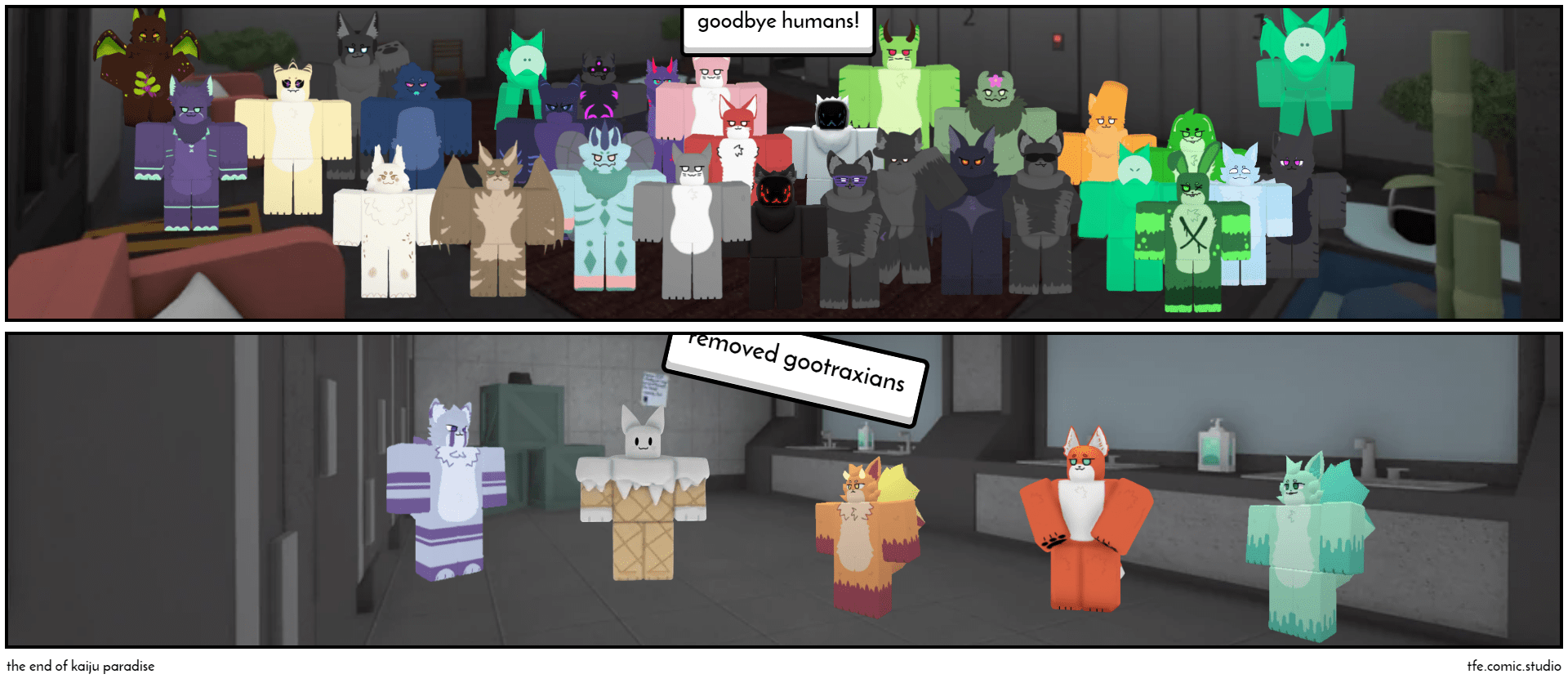 the end of kaiju paradise - Comic Studio