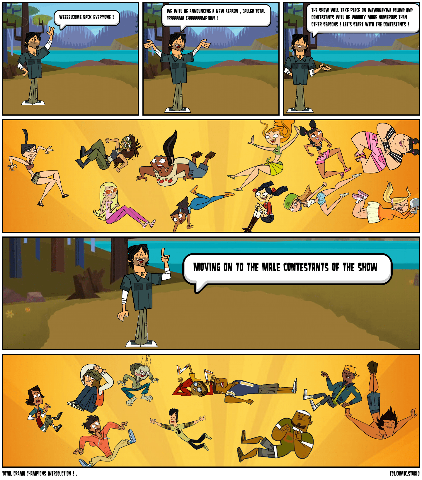 TOTAL DRAMA CHAMPIONS INTRODUCTION ! . - Comic Studio