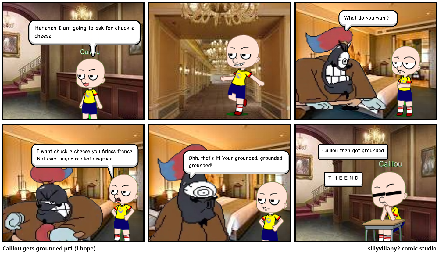 Caillou gets grounded pt1 (I hope) - Comic Studio