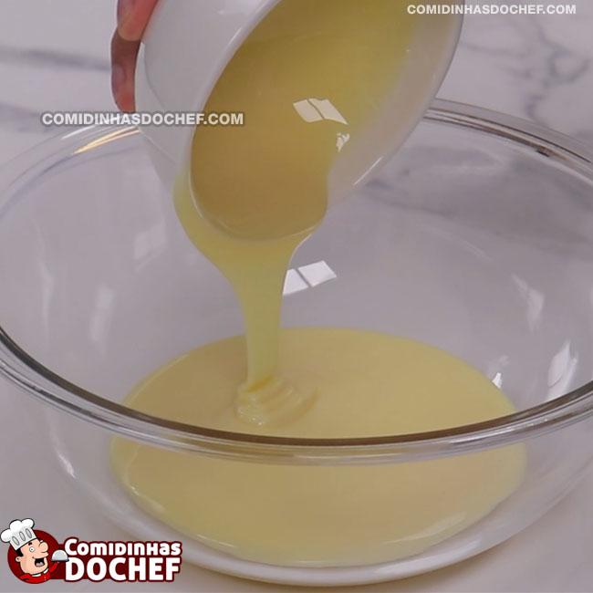 Macarons de Coco Simples - Passo 1