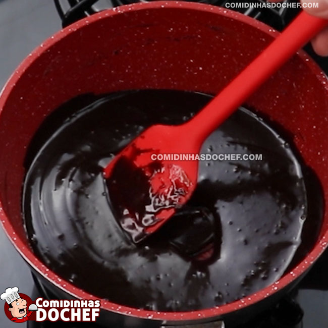 Recheio Simples de Chocolate - Passo 2