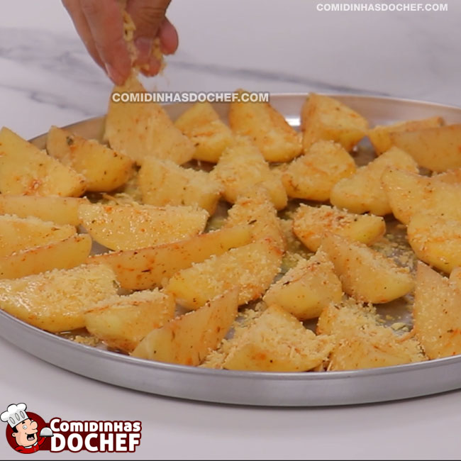 Batata Assada com Alho - Passo 5