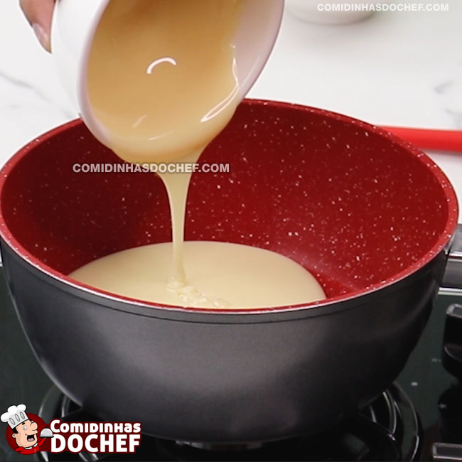 Brigadeiro de Rabanada - Passo 1