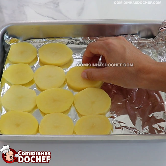 Filé de Peixe com Batata - Passo 1
