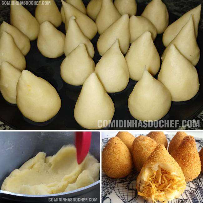 Massa de Coxinha Simples