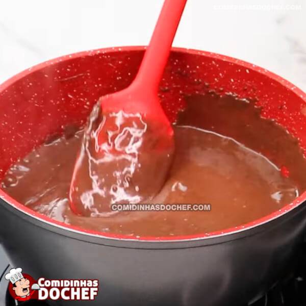 Calda de Chocolate Simples - Passo 3