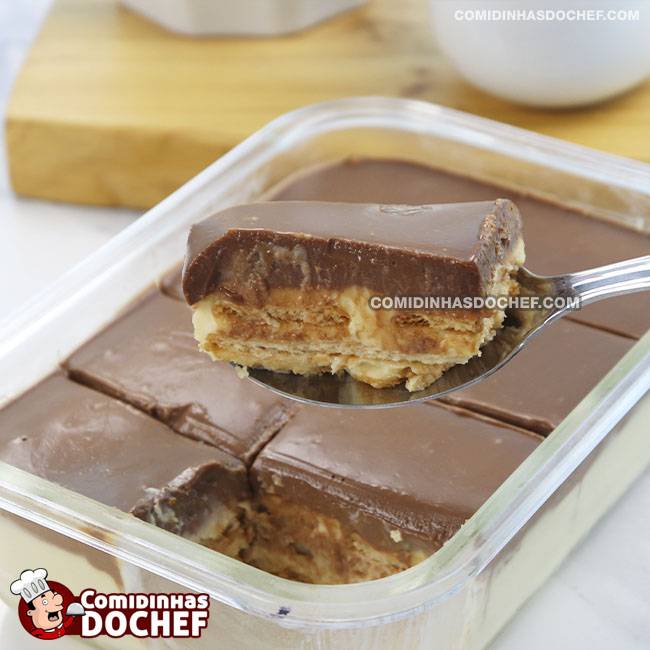 Pavê de Creme e Chocolate