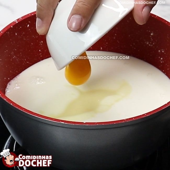 Pavê com Creme Branco - Passo 2