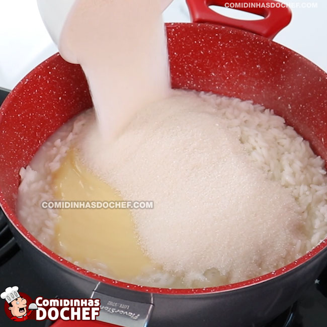 Arroz Doce Simples - Passo 3