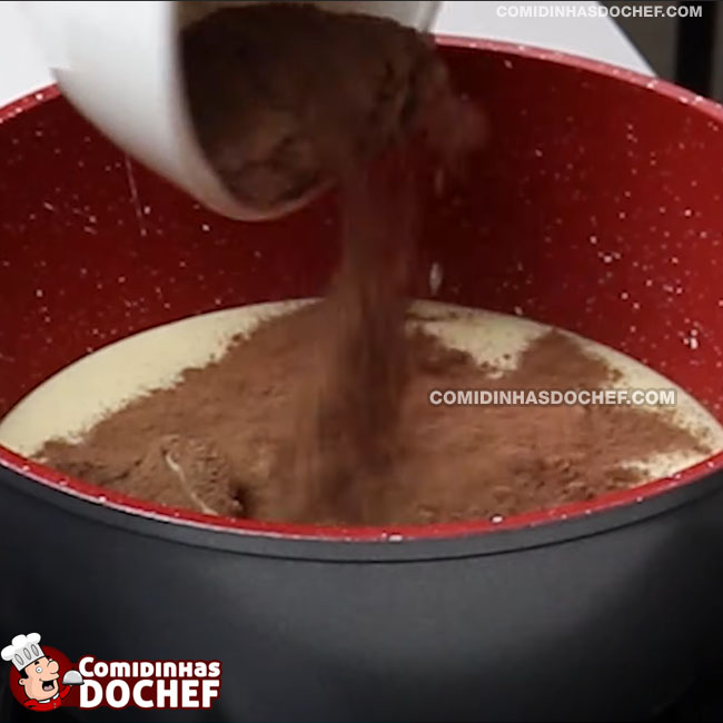 Brigadeiro de Colher Simples - Passo 1