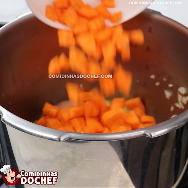 Caldo de Frango com Bacon - Passo 2