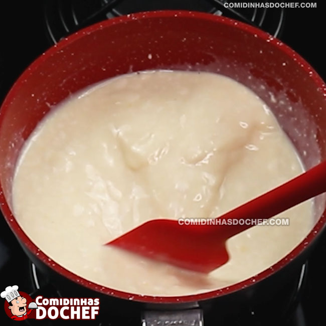 Pavê com Creme Branco - Passo 3