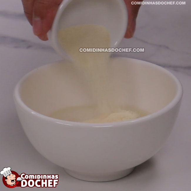 Mousse de Manga Rosa - Passo 2