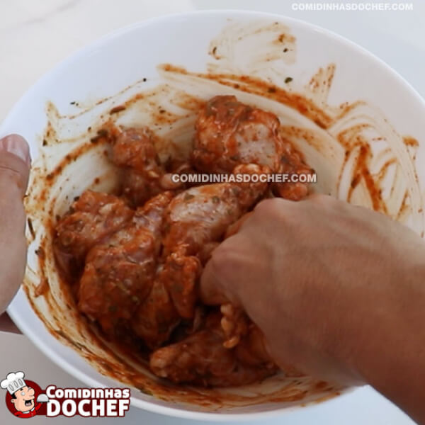 Coxa de Frango Frita - Passo 2
