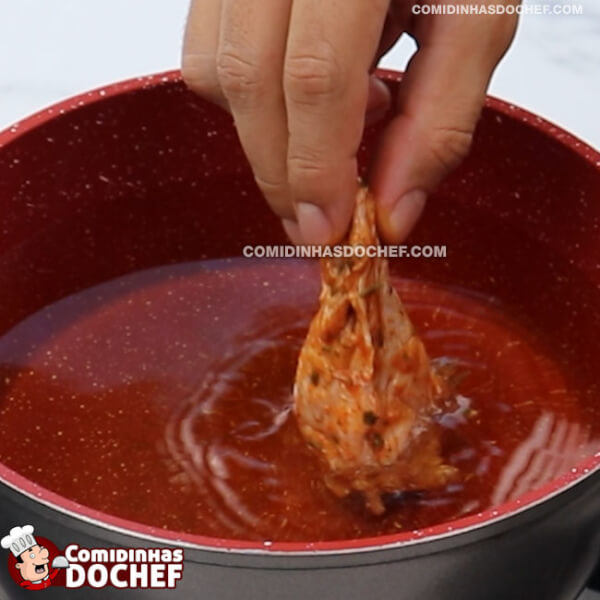 Coxa de Frango Frita - Passo 4