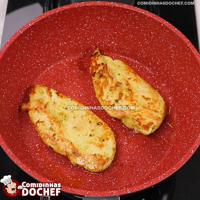 Frango Gratinado Simples - Passo 3