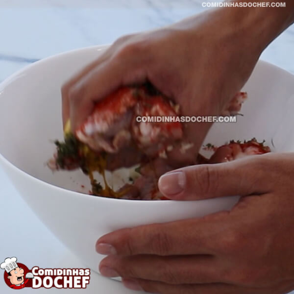 Frango à Passarinho de Boteco - Passo 2