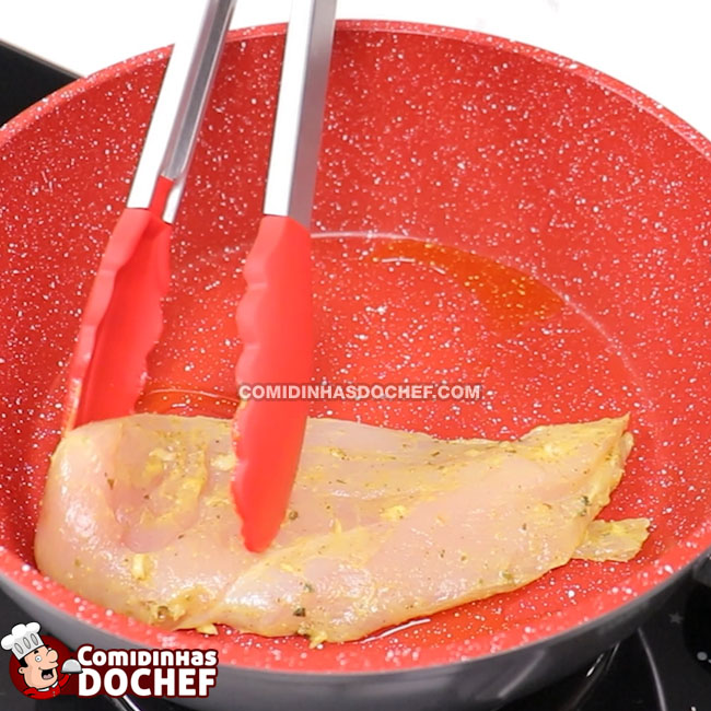 Frango Gratinado Simples - Passo 2