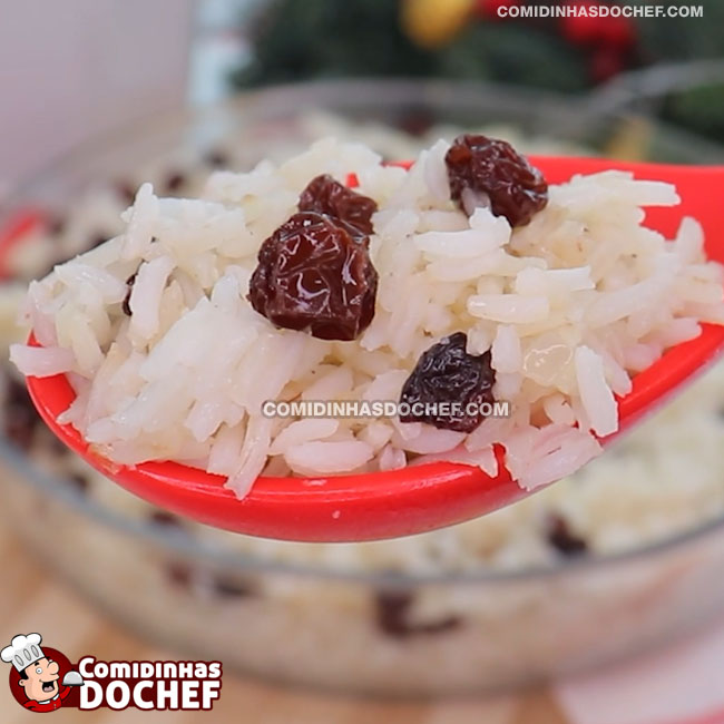 Arroz com Passas Simples - Passo 9