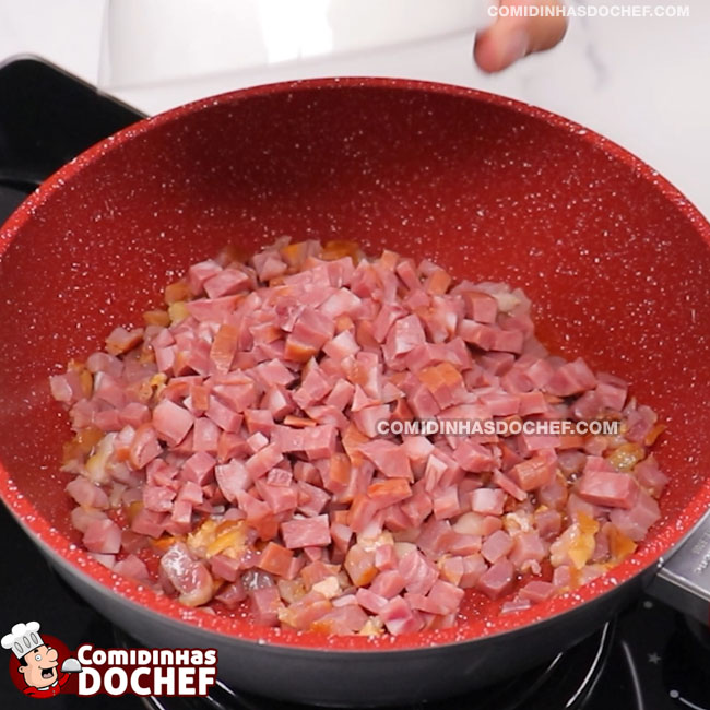 Farofa para Rechear Frango Simples - Passo 2