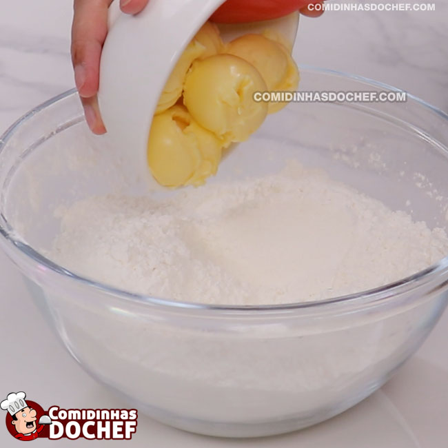 Biscoito de Coco Simples - Passo 2