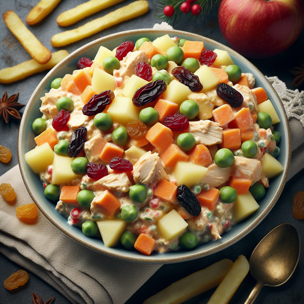 Festeje o Ano Novo com o Delicioso Salpicão de Natal!