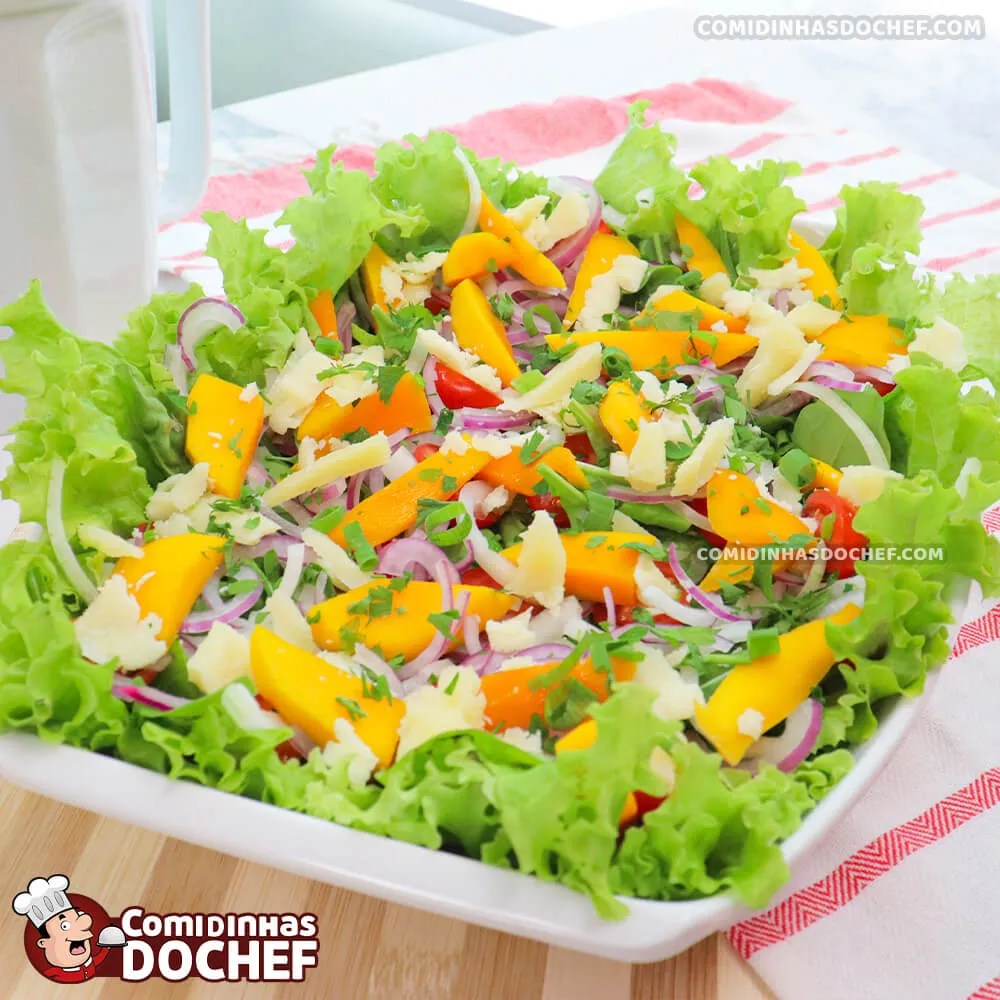 Como fazer uma salada tropical em 10 minutos com apenas 5 ingredientes?