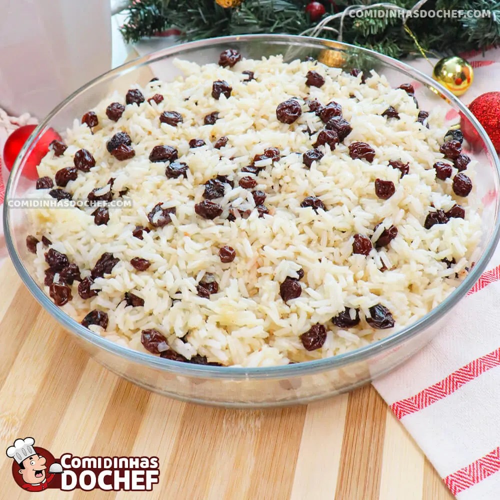 Como fazer arroz com passas em 15 minutos com apenas 4 ingredientes!