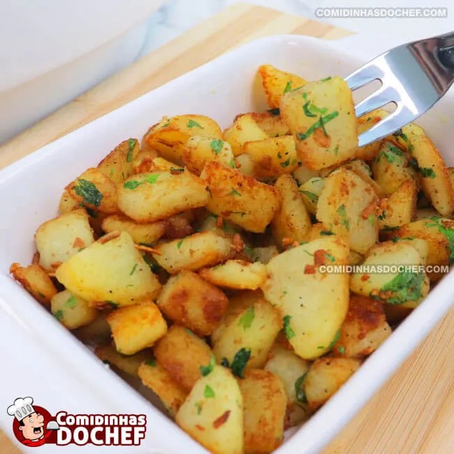 Como fazer uma batata salteada incrível em 15 minutos!