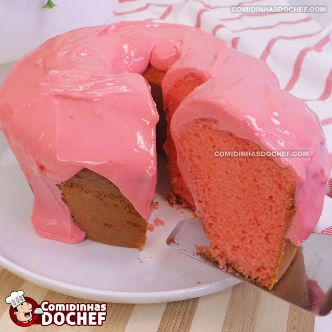 Como fazer um bolo rosa simples e rápido em apenas 30 minutos!