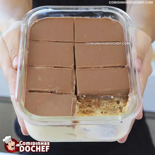 Como fazer Pavê com Ganache em 15 minutos e com apenas 4 ingredientes!